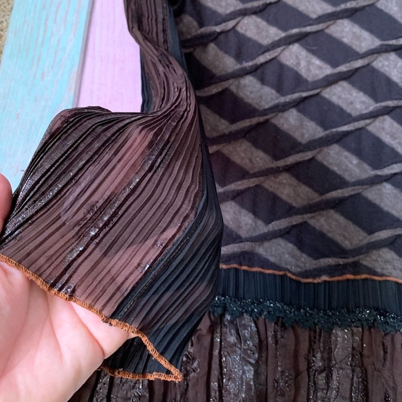 Alberto Makali long sleeve v neck sweater top size xl - Picture 3 of 8